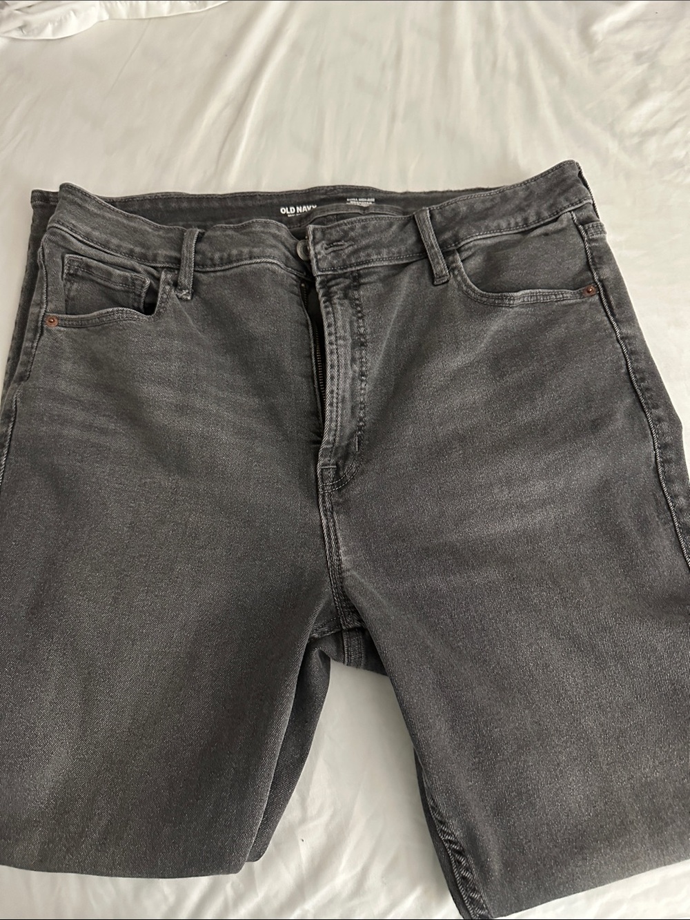 Old Navy Men's Charcoal Slim Straight Jeans